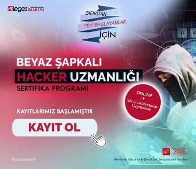 Sıfırdan Başlayanlar İçin Beyaz Şapkalı Hacker Eğitimi (Uygulamalı)