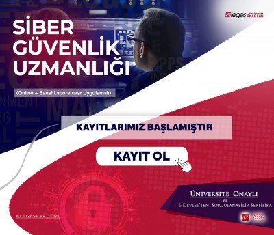 Siber Güvenlik Uzmanlığı Eğitimi (Uygulamalı) 